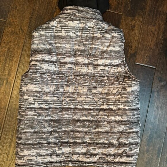 Ecko Unlimited Vest Mens XL Gray Camo Hooded Puffer Sleeveless Zip - Picture 3 of 10